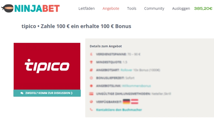 tipico-bonus-rollover-ninjabet-matched-betting-online-wetten-betfair-starten